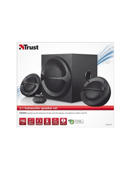 Trust Storm 2.1 35 W Nero 2.1 canali