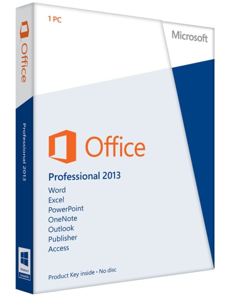 Microsoft Office Professional 2013 1 licenza e Inglese