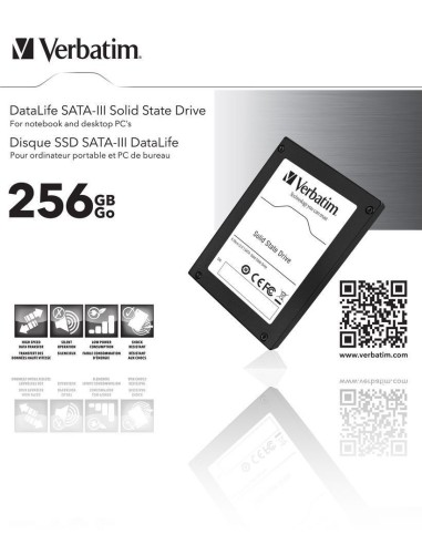 Verbatim DataLife 2.5" 256 GB Serial ATA III