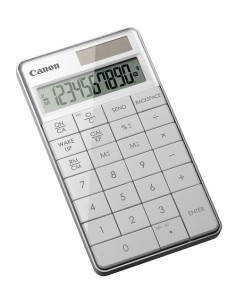 Canon X Mark I Keypad calcolatrice Desktop Calcolatrice di base Bianco