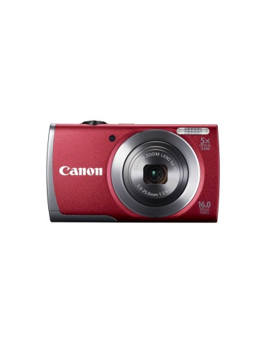 Canon PowerShot A3500 IS 1 2.3" Fotocamera compatta 16 MP CCD 4608 x 3456 Pixel Rosso