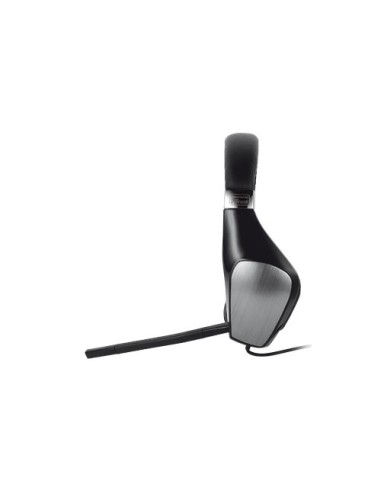 Trust Eleno Auricolare Cablato A Padiglione Musica e Chiamate Nero