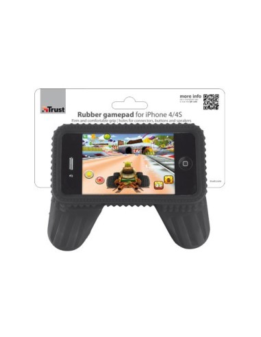 Trust Rubber gamepad for iPhone 4 4S custodia per cellulare Nero