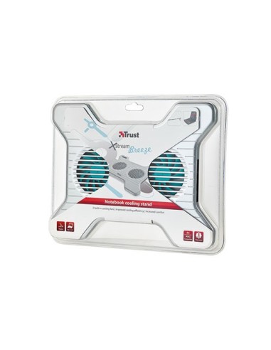 Trust Xstream Breeze base di raffreddamento per notebook 40,6 cm (16") Argento