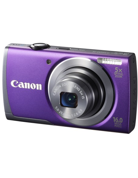 Canon PowerShot A3500 IS 1 2.3" Fotocamera compatta 16 MP CCD 4608 x 3456 Pixel Porpora
