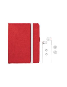 Trust 19107 custodia per tablet Custodia a libro Rosso, Bianco 2