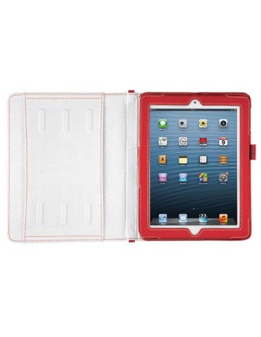 Trust 19107 custodia per tablet Custodia a libro Rosso, Bianco