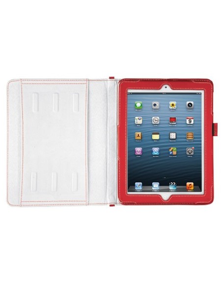 Trust 19107 custodia per tablet Custodia a libro Rosso, Bianco