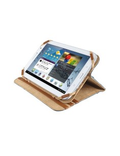 Trust 19481 custodia per tablet 20,3 cm (8") Custodia a libro Blu, Marrone 2