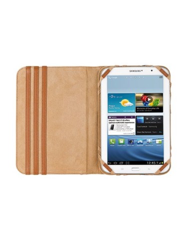 Trust 19481 custodia per tablet 20,3 cm (8") Custodia a libro Blu, Marrone