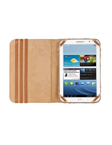 Trust 19481 custodia per tablet 20,3 cm (8") Custodia a libro Blu, Marrone