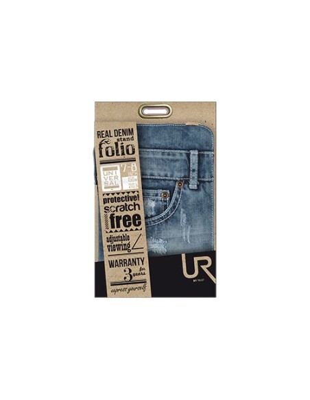 Trust 19481 custodia per tablet 20,3 cm (8") Custodia a libro Blu, Marrone