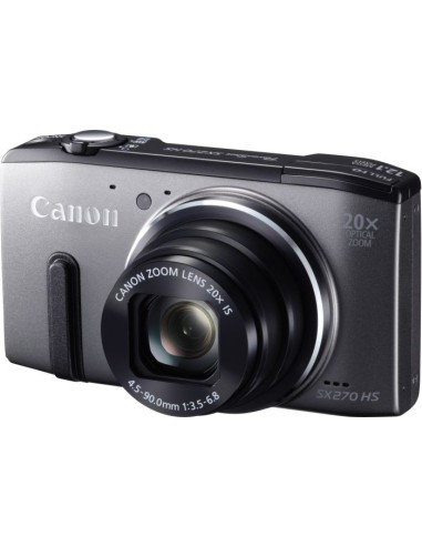 Canon PowerShot SX270 HS 1 2.3" Fotocamera compatta 12,1 MP CMOS 4000 x 3000 Pixel Grigio