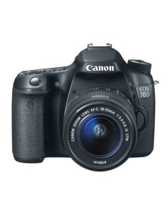 Canon EOS 70D + EF-S 18-55mm Kit fotocamere SLR 20,2 MP CMOS 5472 x 3648 Pixel Nero