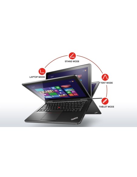 Lenovo ThinkPad Yoga Computer portatile 31,8 cm (12.5") Touch screen Full HD Intel® Core™ i7 8 GB DDR3-SDRAM 256 GB SSD Windows