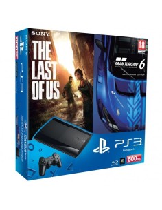Sony 500GB PlayStation 3 + The Last of Us + Gran Turismo 6 Wi-Fi Nero