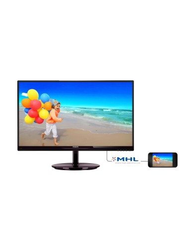 Philips E Line Monitor LCD con SmartImage Lite 234E5QHSB 01