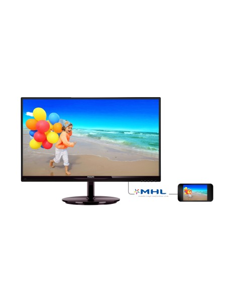 Philips E Line Monitor LCD con SmartImage Lite 234E5QHSB 01