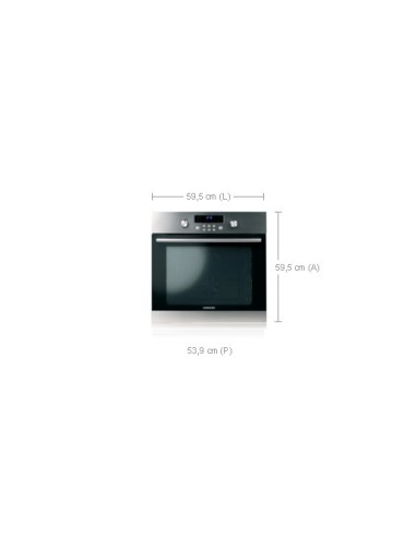 Samsung BT62CDBSTL XET 65 L A Nero, Acciaio inossidabile