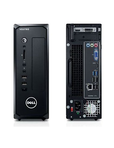 DELL Vostro 270s DDR3-SDRAM i3-3240 SFF Intel® Core™ i3 4 GB 500 GB HDD Windows 8 Pro PC Nero