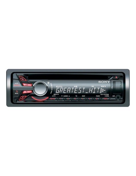 Sony CDX-GT470UM Ricevitore multimediale per auto Nero 52 W