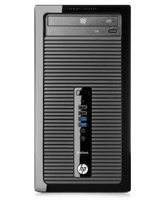 HP ProDesk 400 G1 Microtower DDR3-SDRAM G3220 Intel® Pentium® G 4 GB 500 GB HDD Windows 7 Professional PC Nero