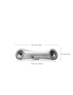 Samsung DA-E550 2.0 canali 10 W Argento 2