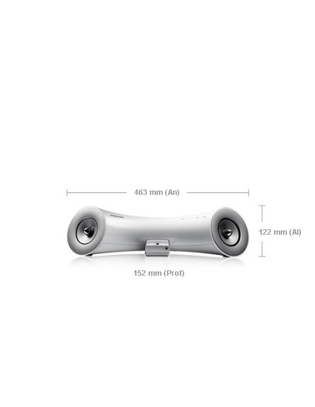 Samsung DA-E550 2.0 canali 10 W Argento