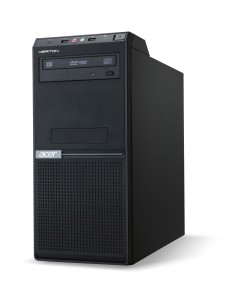 Acer Veriton M E430 DDR3-SDRAM G2030 Micro Tower Intel® Pentium® G 4 GB 500 GB HDD Windows 7 Professional PC Nero