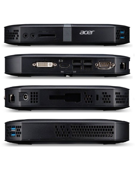 Acer N2620G DDR3-SDRAM 1017U Intel® Celeron® 2 GB 320 GB HDD FreeDOS Mini PC Nero