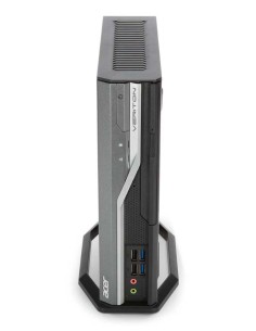Acer Veriton 4620G DDR3-SDRAM i3-3240 USFF Intel® Core™ i3 4 GB 500 GB HDD Windows 7 Professional PC Nero, Grigio 2