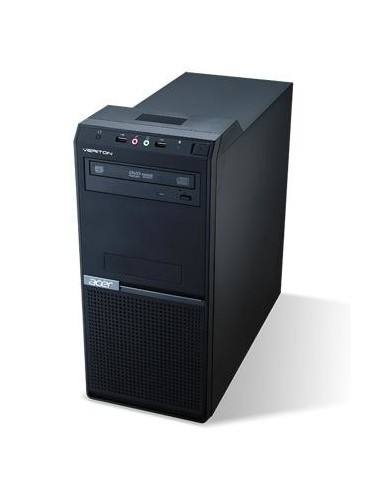 Acer Veriton E430G DDR3-SDRAM G2030 Desktop Intel® Pentium® G 2 GB 500 GB HDD FreeDOS PC Nero