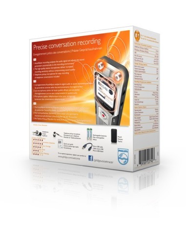Philips Voice Tracer 3600 Flash card Nero
