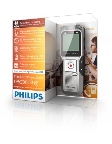 Philips Voice Tracer 3600 Flash card Nero