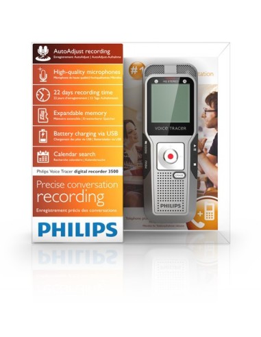 Philips Voice Tracer 3600 Flash card Nero