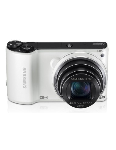 Samsung WB WB200F 1 2.3" Fotocamera compatta 14,2 MP CCD 4320 x 3240 Pixel Bianco