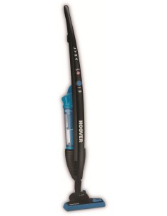 Hoover LY1205 scopa elettrica Senza sacchetto Nero, Blu
