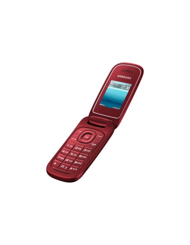 Samsung E1270 4,5 cm (1.77") 82,9 g Rosso Telefono cellulare basico