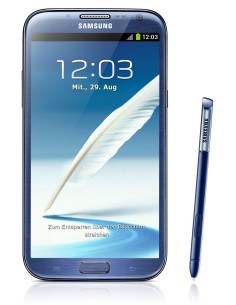 Samsung Galaxy Note II GT-N7100 14 cm (5.5") Doppia SIM Android 4.1 3G Micro-USB B 16 GB 3100 mAh Blu