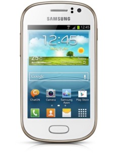 Samsung Galaxy Fame GT-S6810 8,89 cm (3.5") SIM singola Android 4.1.2 3G Micro-USB 0,5 GB 4 GB 1300 mAh Bianco