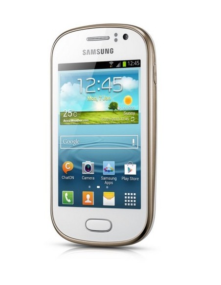 Samsung Galaxy Fame GT-S6810 8,89 cm (3.5") SIM singola Android 4.1.2 3G Micro-USB 0,5 GB 4 GB 1300 mAh Bianco