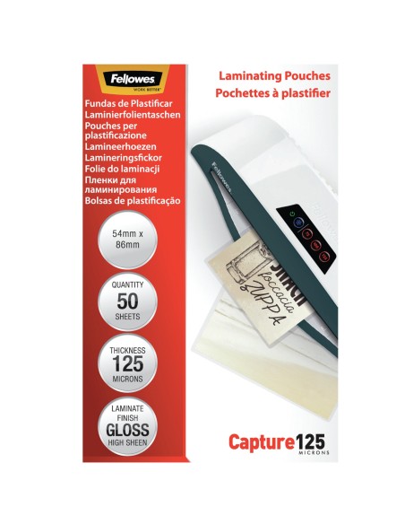 Fellowes 5396602 pellicola per plastificatrice 50 pz Fellowes 5396602 pellicola per plastificatrice 50 pz
