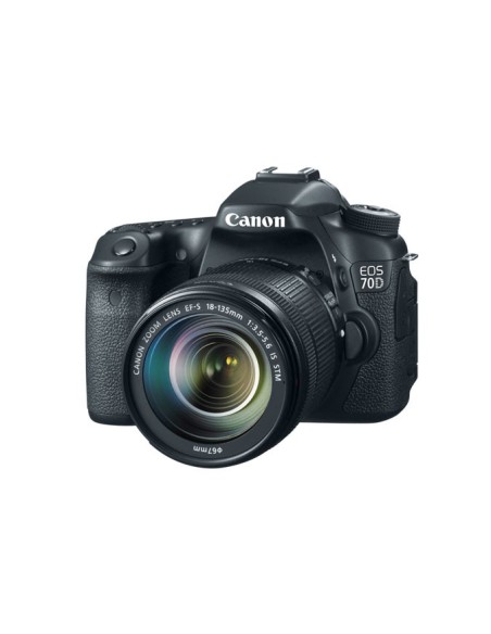 Canon EOS 70D + EF-S 18-135mm Kit fotocamere SLR 20,2 MP CMOS 5472 x 3648 Pixel Nero