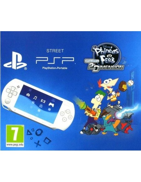 Sony PSP Street + Phineas and Ferb console da gioco portatile 10,9 cm (4.3") Bianco