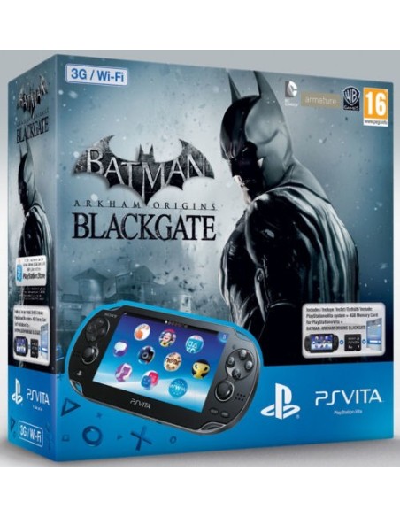 Sony PS Vita 3G + 4GB + Batman  Arkham Origins - Blackgate console da gioco portatile 12,7 cm (5") Touch screen Wi-Fi Nero
