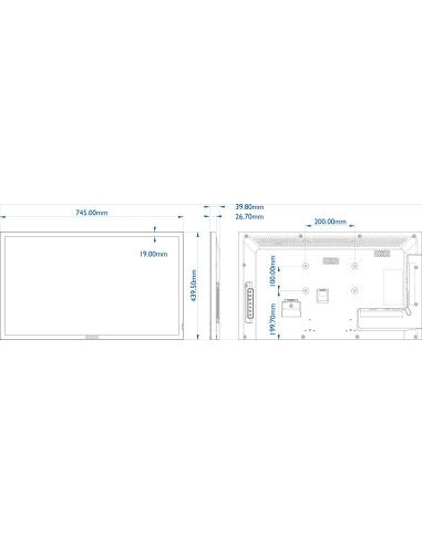 Philips Signage Solutions Display Q-Line BDL3220QL 00
