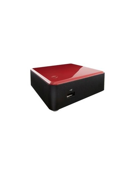 Intel BOXDC3217BY barebone per PC stazione di lavoro UCFF Nero, Rosso Intel® QS77 Express BGA 1023 i3-3217U 1,8 GHz