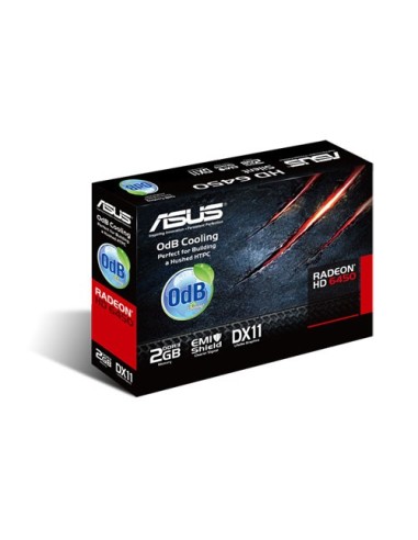 ASUS 90-C1CQ02-S0UAN0YZ scheda video AMD Radeon HD6450 2 GB GDDR3