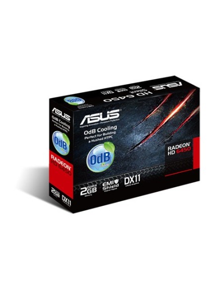 ASUS 90-C1CQ02-S0UAN0YZ scheda video AMD Radeon HD6450 2 GB GDDR3