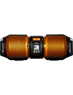 Sharp GX-M10HOR impianto stereo portatile 100 W Nero, Metallico, Arancione